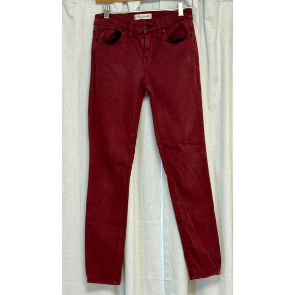 Madewell Skinny Skinny Jeans in Ruby - Picture 1 of 6